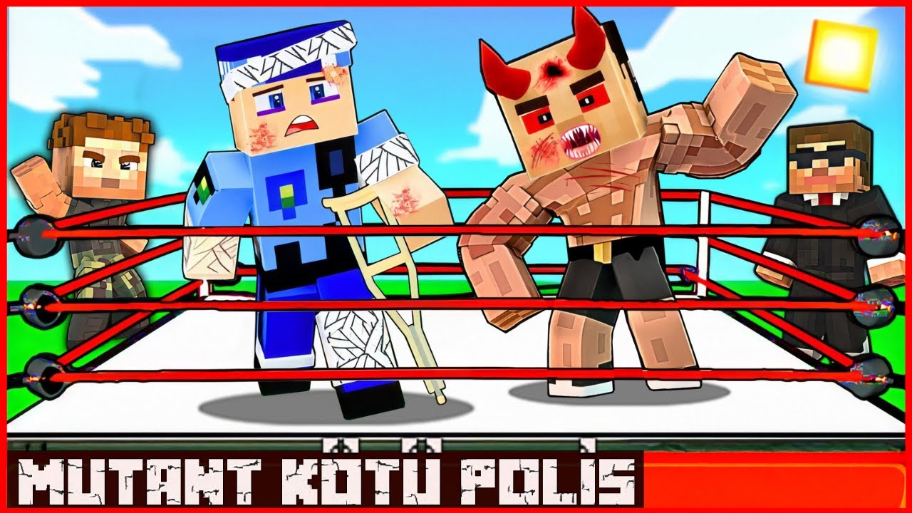 KORKUNÇ MUTANT POLİS VS KEREM KOMİSER RİNGTE KAVGA ETTİ ! 😱 - Minecraft