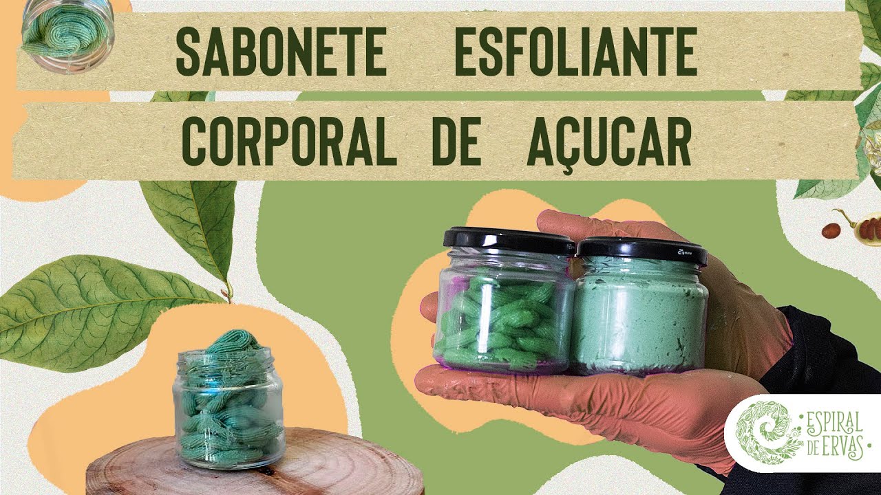ESFOLIANTE CORPORAL NATURAL DE AÇÚCAR QUE ESPUMA
