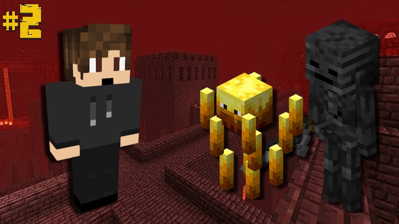 Prozkoumávání tajemné NETHER FORTRESS! 🔥 Cesta k Borderu (Part 2)