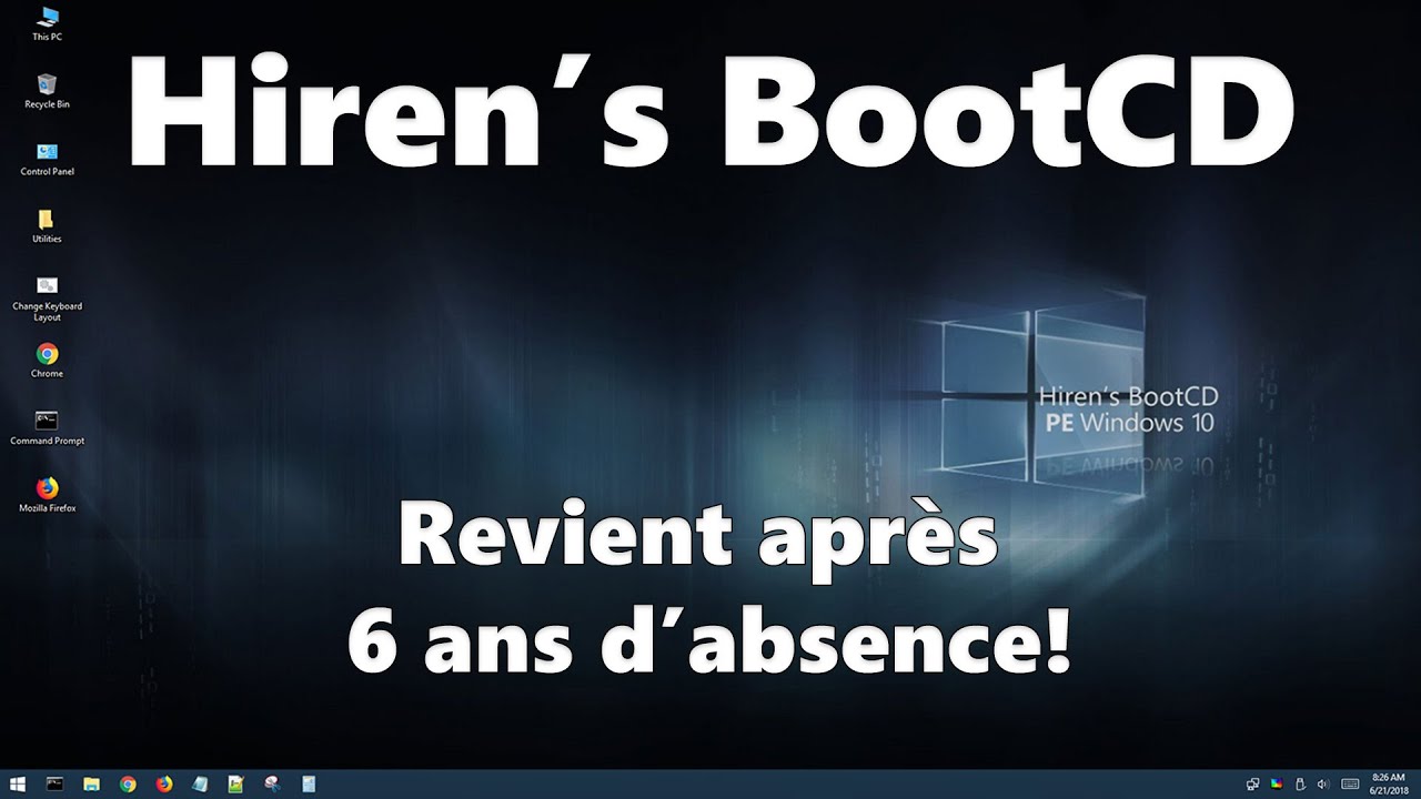 Hiren's Boot CD : Il revient apr&egrave;s 6 ans d'absence !