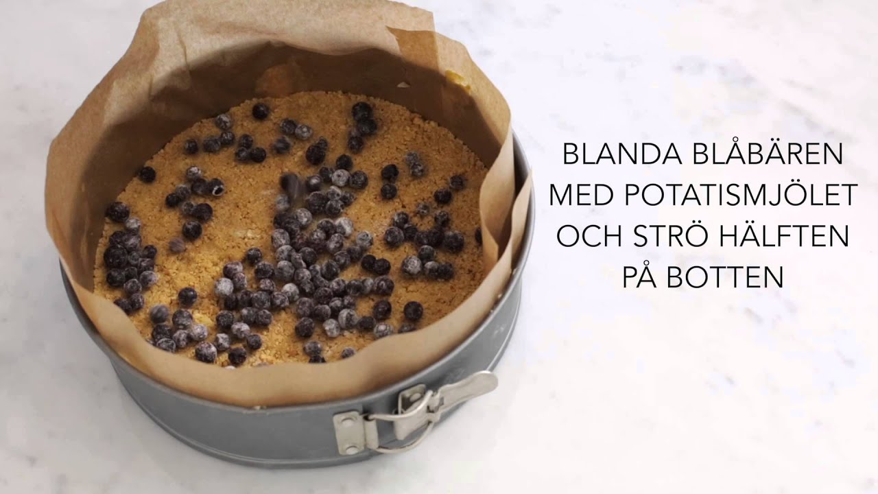 Blåbärscheesecake med kvarg