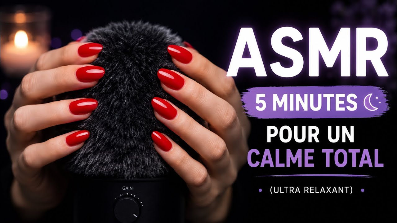 5 Minutes de Sons Relaxants ASMR | Pause Calme (sans paroles) #asmrsounds #notalking #triggertime