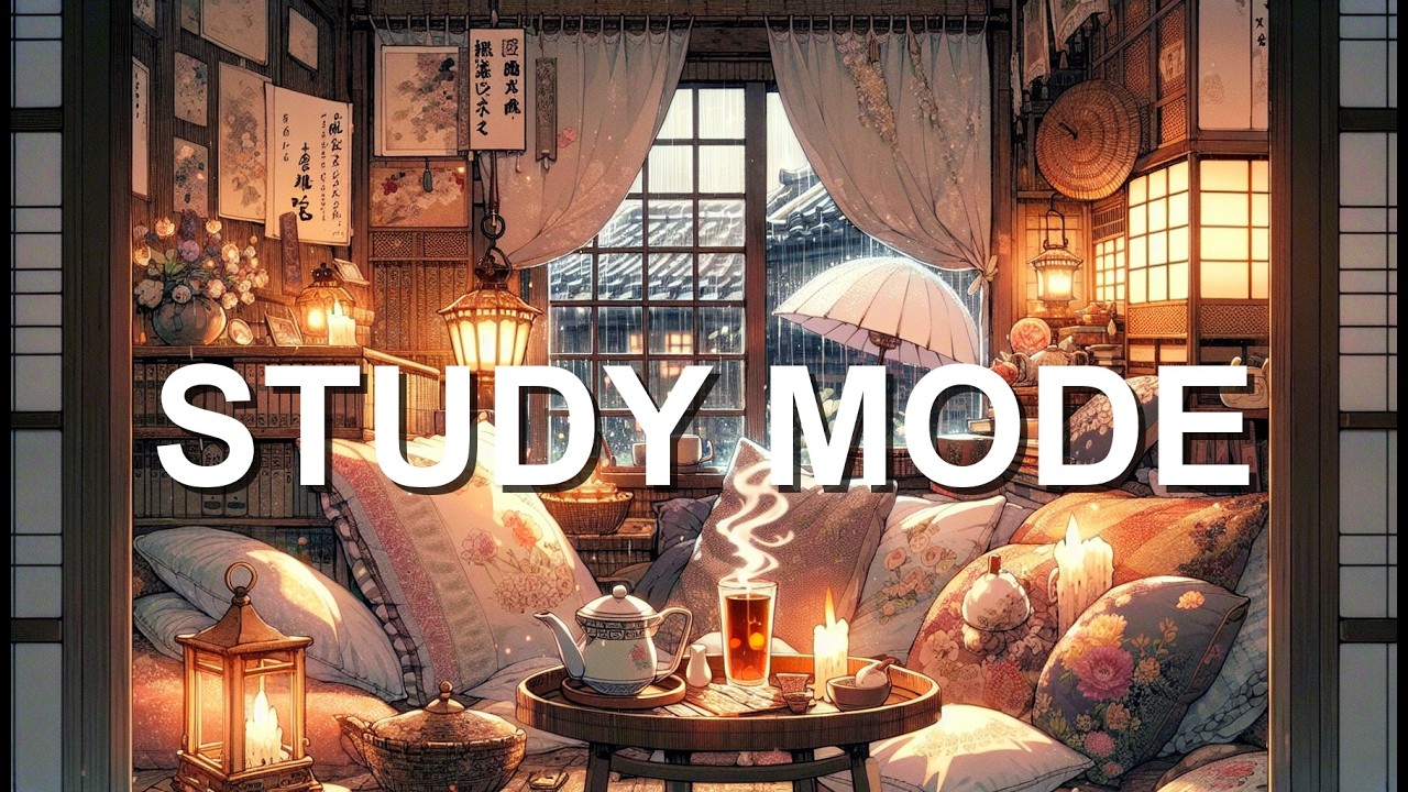 90 Minutes of Lofi Focus & Rain Sounds for Work/Study