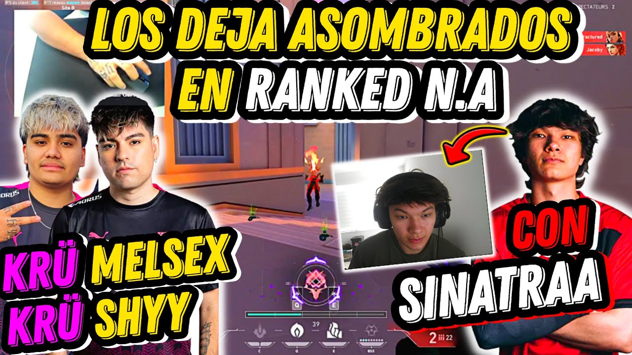 MELSER Y SHYY SE ENCUENTRAN A EX-SEN SINATRAA EN RANKED DE N.A Y LOS ASOMBRA CON RARO CLUTCH | N.A |