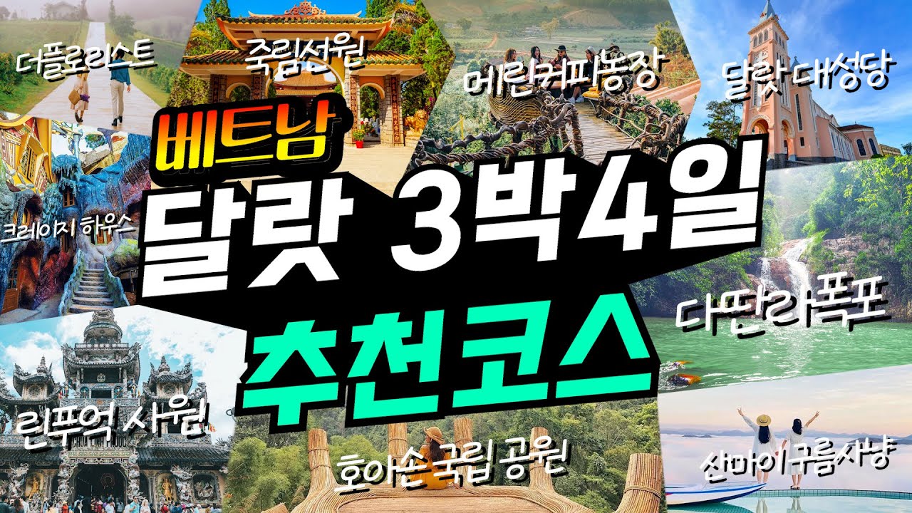 베트남 37년차 현지인까지 극찬한 달랏 3박4일 여행코스 완벽정리✔️(+경비,꿀팁)