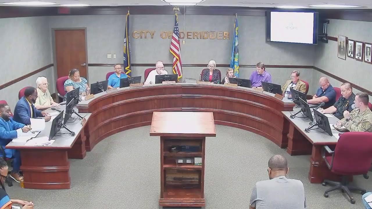 DeRidder City Council Live Stream