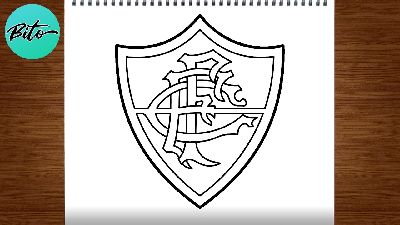 Como desenhar o escudo do FLUMINENSE