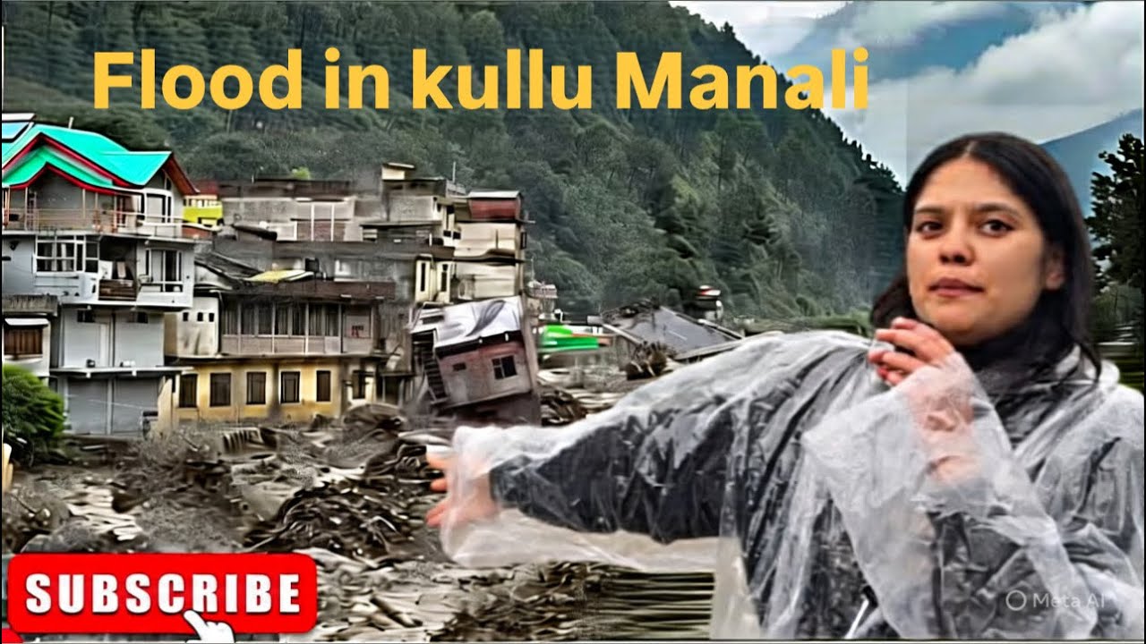  🚨 Road Update: Kullu Manali Flood 2025 | पुल, सड़कें और घर बह गए