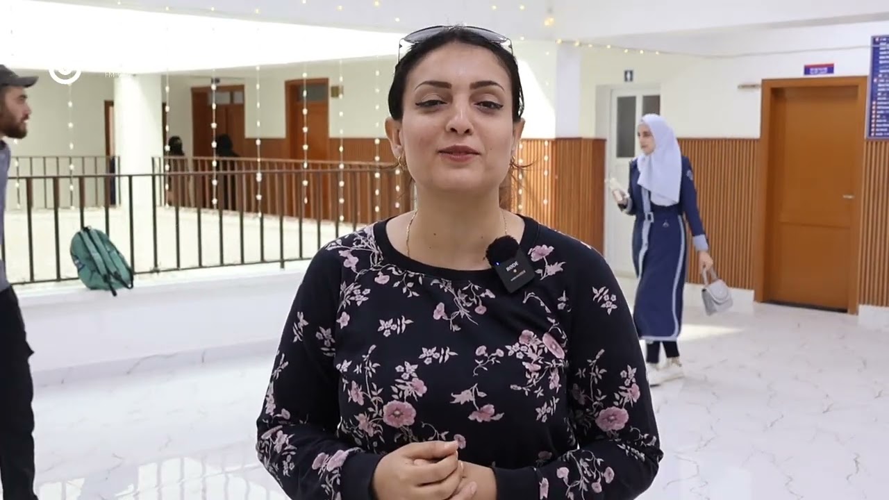 عفرينا كثر من ١٠٠٠ طالب وطالبة بدئو دوامهم في جامعة عفرين