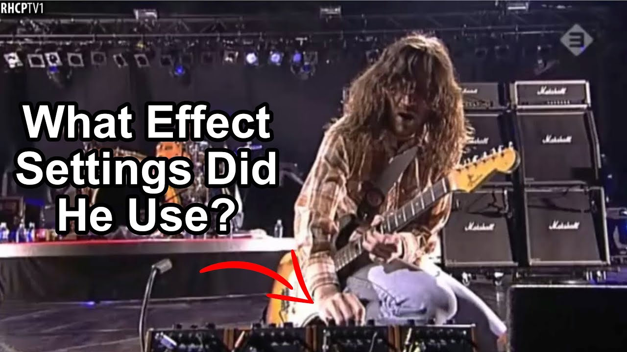 How Did Frusciante Make His Guitar Sound Like A Synth?