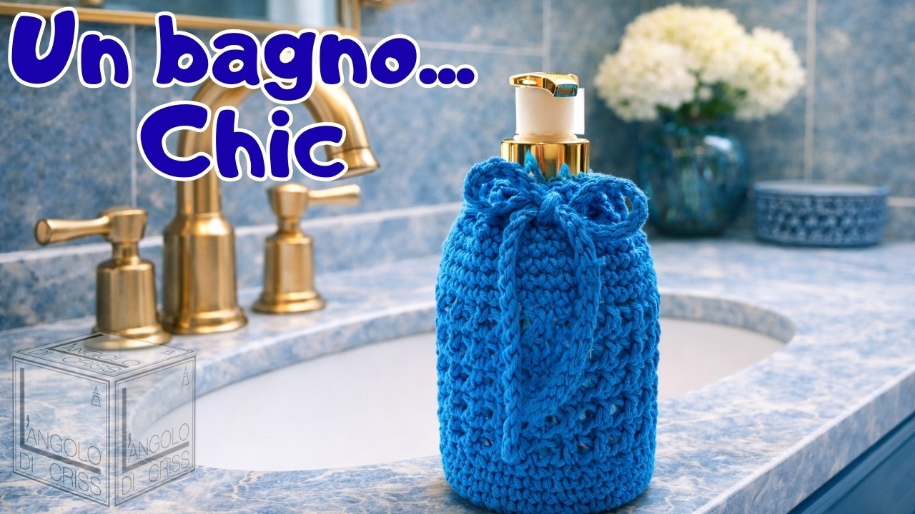🔴 LIVE - Copri dispenser per sapone all’uncinetto - Tutorial facile e veloce