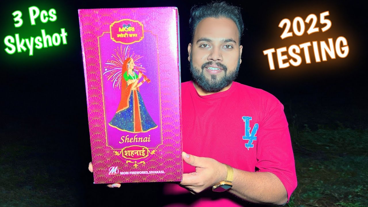 SHEHNAI 3 PCS SKYSHOT - MORI FIREWORKS | MORI CHAP SKYSHOT 