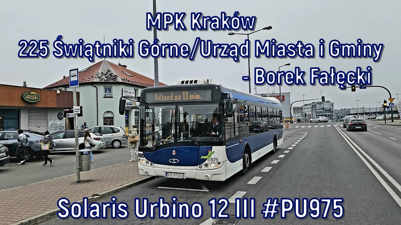 MPK Kraków - linia 225, Solaris Urbino 12 III #PU975