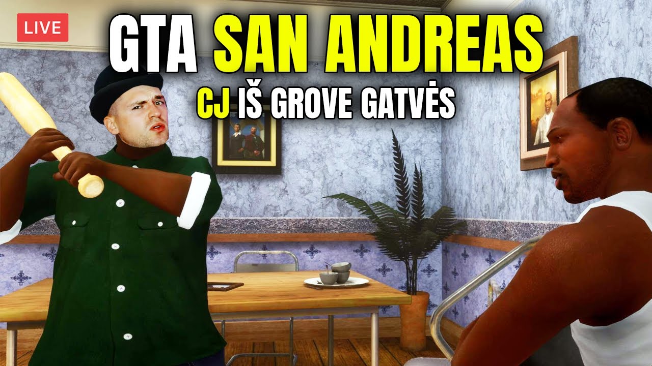 CJ iš Grove Gatvės - GTA San Andreas #1