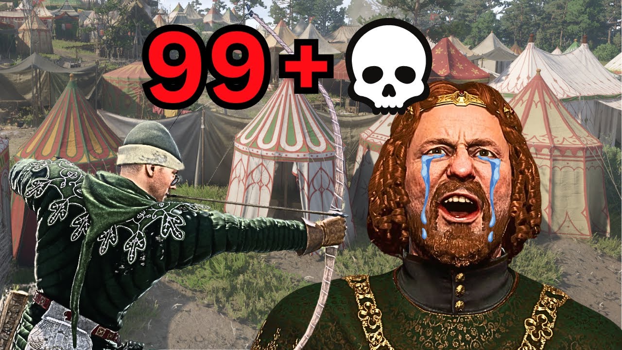 Bow ONLY to wipe out Sigismund's camp (bloodbath)
