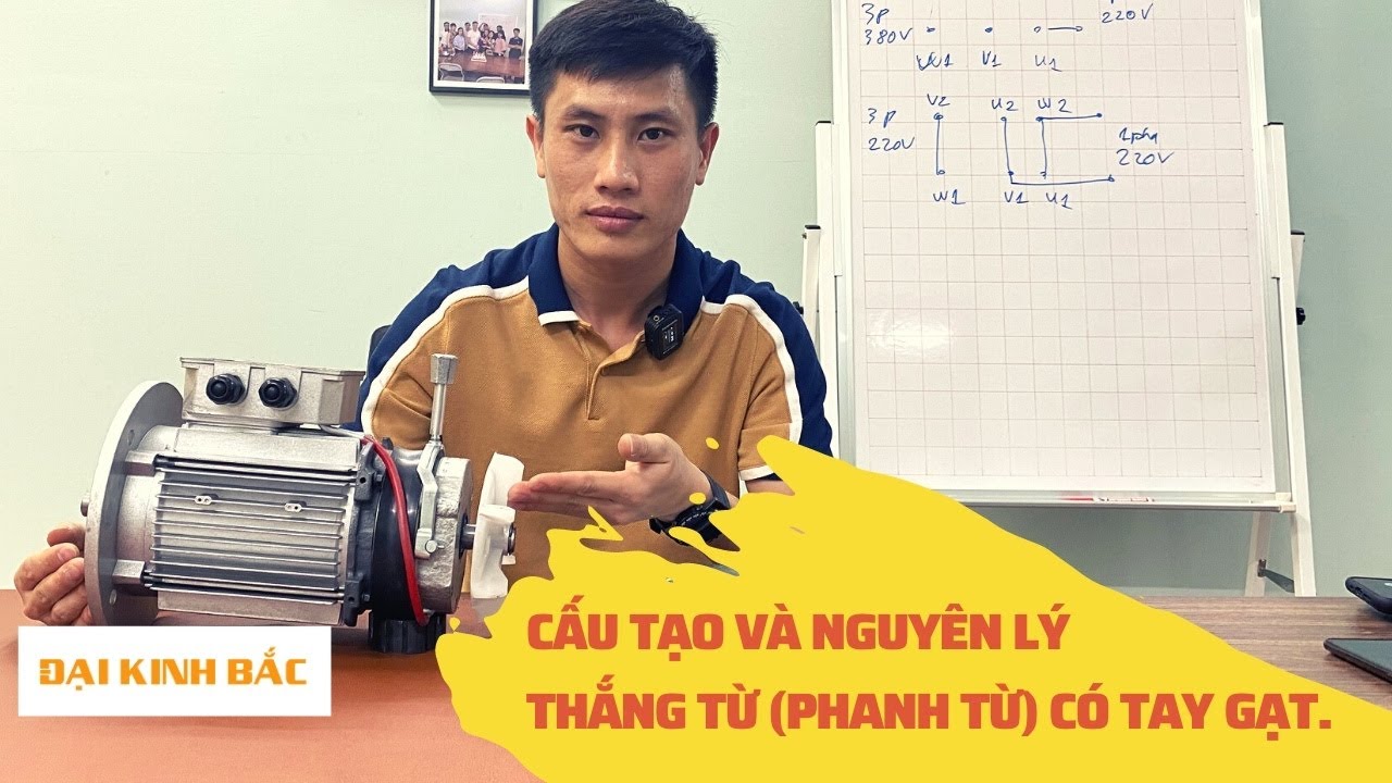 Cấu Tạo Và Nguyên Lý Hoạt Động Dòng Phanh Từ Có Tay Gạt | Thắng từ