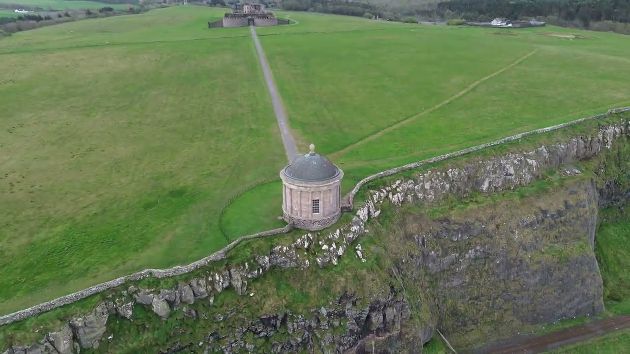 Downhill Beach & Mussenden Temple Northern Ireland Drone Flight