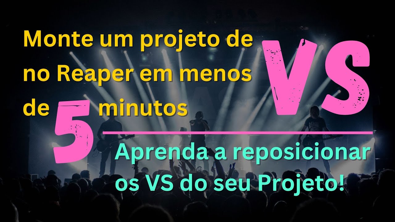 A maneira mais Simples e Rápida de montar um projeto de VS no Reaper