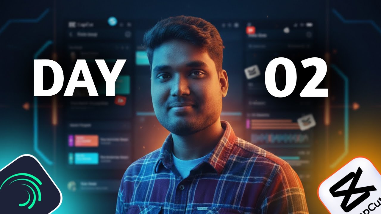 Day 2 - Video Editing Challenge With Phone 🔥
