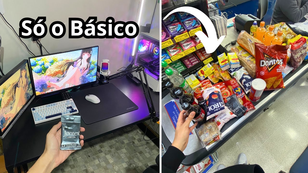 Um Gamer indo no Mercado Morando Sozinho lll