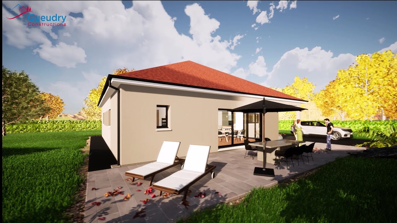 Maison Individuelle GUEUDRY - Maison de Plain-Pied de 158m²