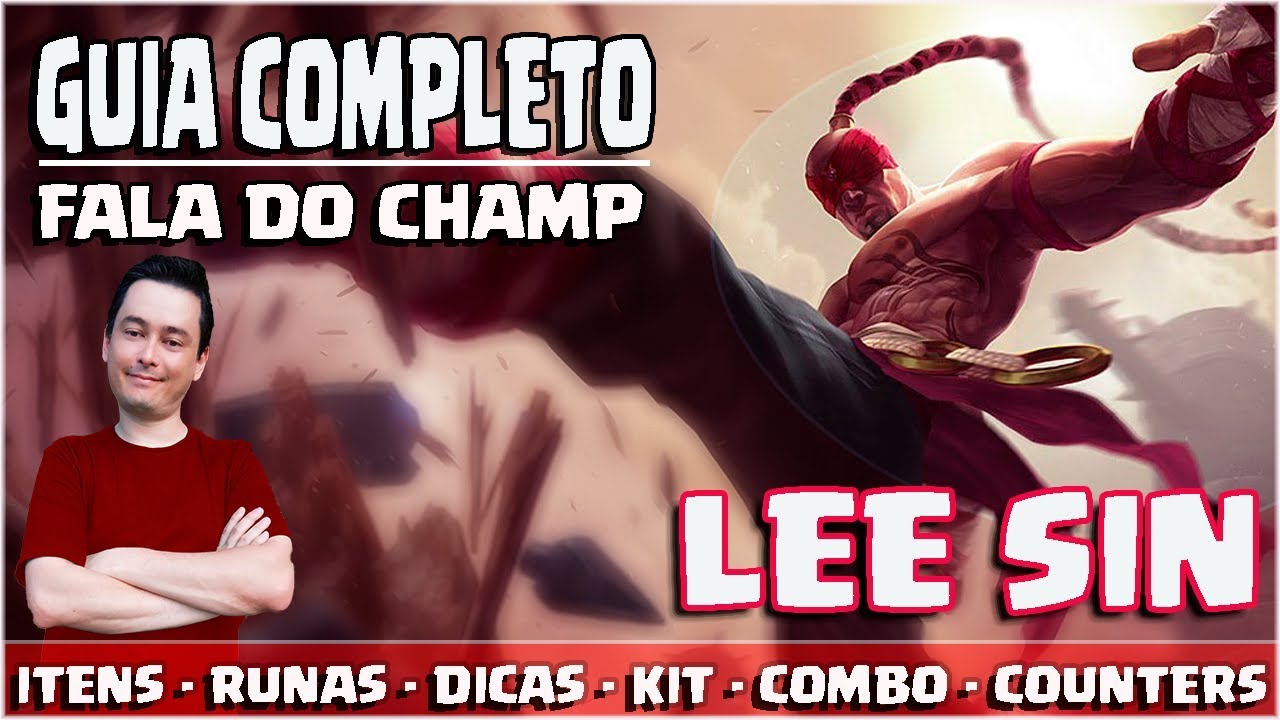 🔴 COMO JOGAR DE LEE SIN - O MELHOR CAÇADOR DA NOVA TEMPORADA 2020 - FALA DO CHAMP