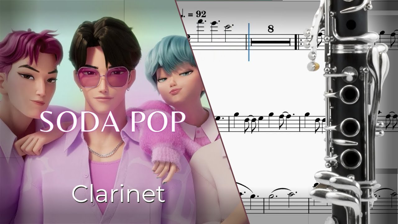 Soda Pop – Clarinet Sheet Music 🎶 | Kpop Demon Hunters (PDF Link)