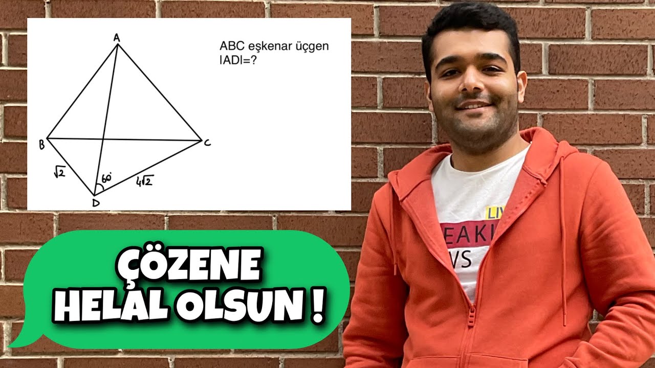 Görmesi Aşırı Zor O Meşhur Soru ( En az 2 Farklı Çözüme Sahip)🧐