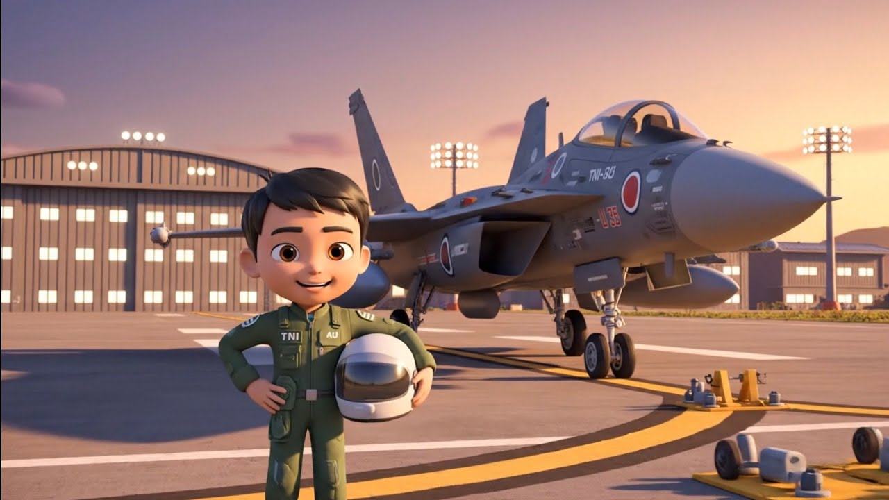Bermimpi Menjadi Pilot | Cerita Animasi Anak 