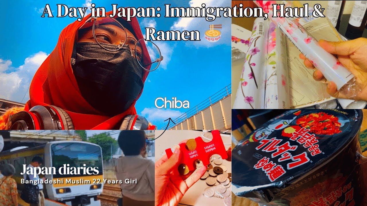 Japan Vlog 🇯🇵 | Busy Japan Day | Immigration & Shopping Finds