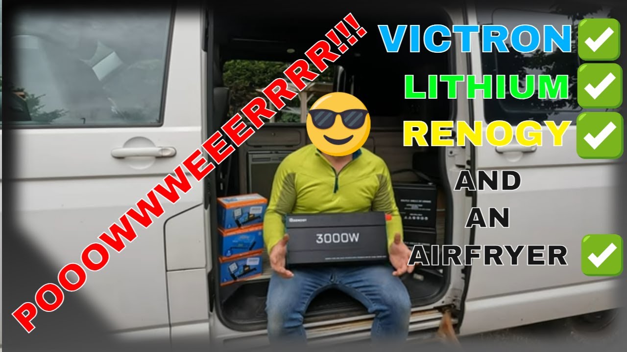 AIR FRYER FROM 12V IN A CAMPER , huge electrics in a vw camper