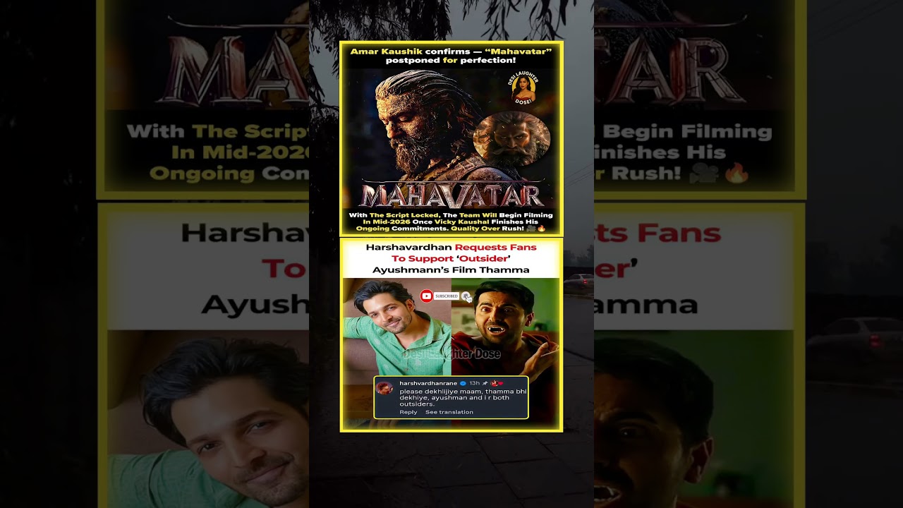 The Rise of Mahavatar! &mdash; Vicky Kaushal & Amar Kaushik Promise a Visual Epic 💥#vickykaushal#thamma