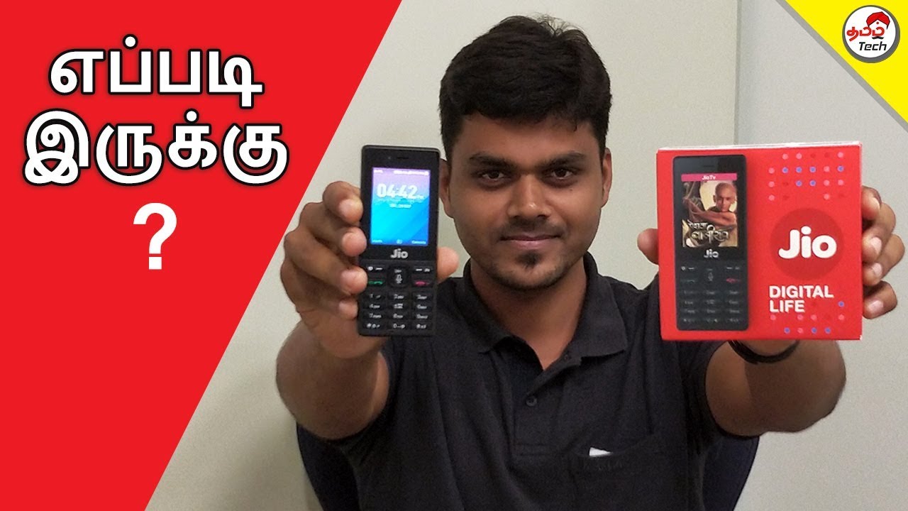 JioPhone Unboxing , Video Call , Jio Tv , Jio Movies & connect to TV | Tamil Tech