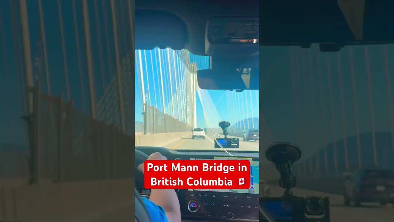 The widest bridge in the world #portmannbridge in #britishcolumbia  #canada