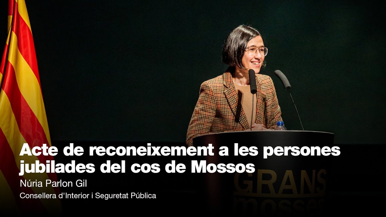 🚔 Acte de reconeixement a les persones jubilades del cos de Mossos