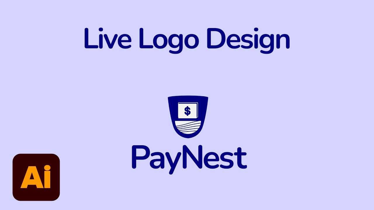 Live logo design in Adobe Illustrator for beginners | Digital Payments App Logo Design