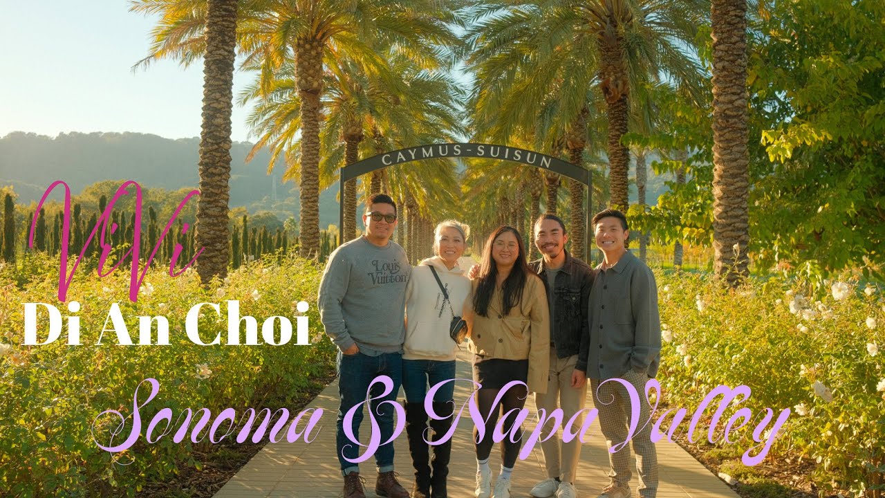ViVi Đi Ăn Chơi - Wine Tasting in Napa & Sonoma | Thử Rượu Ở Napa Và Sonoma
