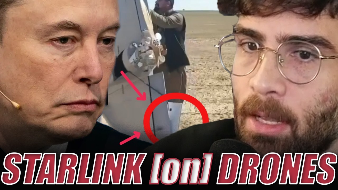 Musk's Starlink on drones in Iran? Predictive history? It's Hasanabi bootleg mcburger shahed hour