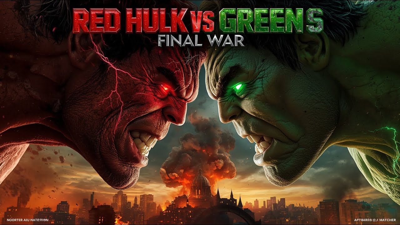 RED HULK VS GREEN HULK &ndash; THE ULTIMATE SHOWDOWN