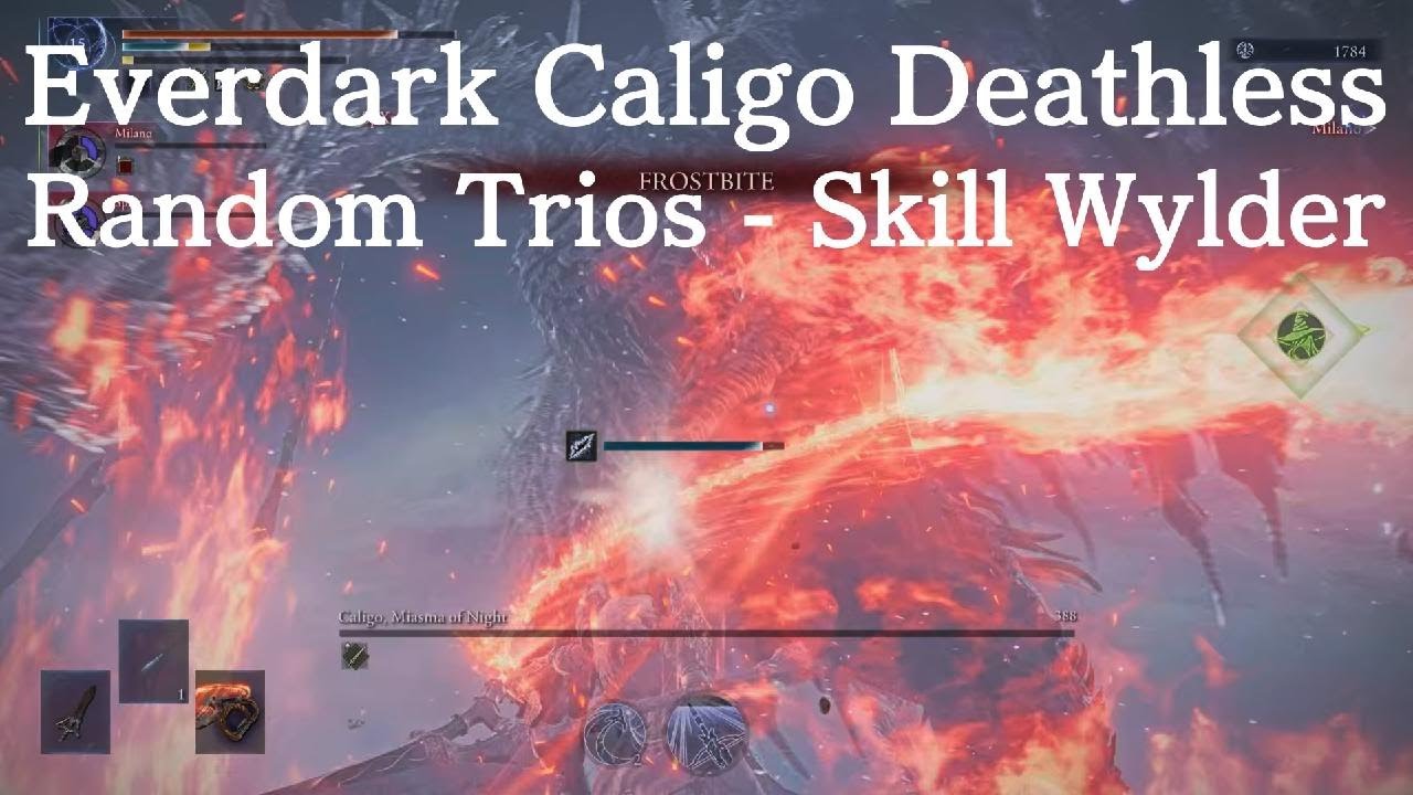 Burn It With Fire! Everdark Caligo Deathless - Random Trios - Skill Wylder Build
