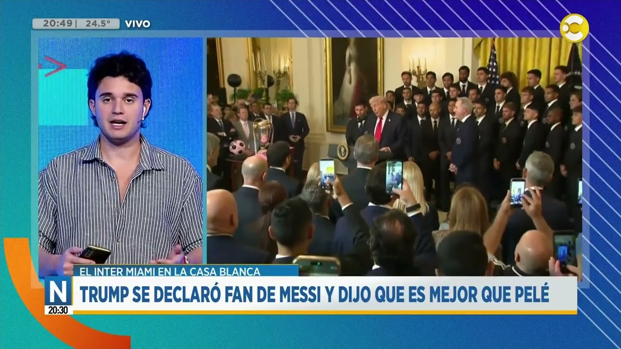 Lionel Messi se reunió con Donald Trump en la Casa Blanca │N20:30│ 05-03-26