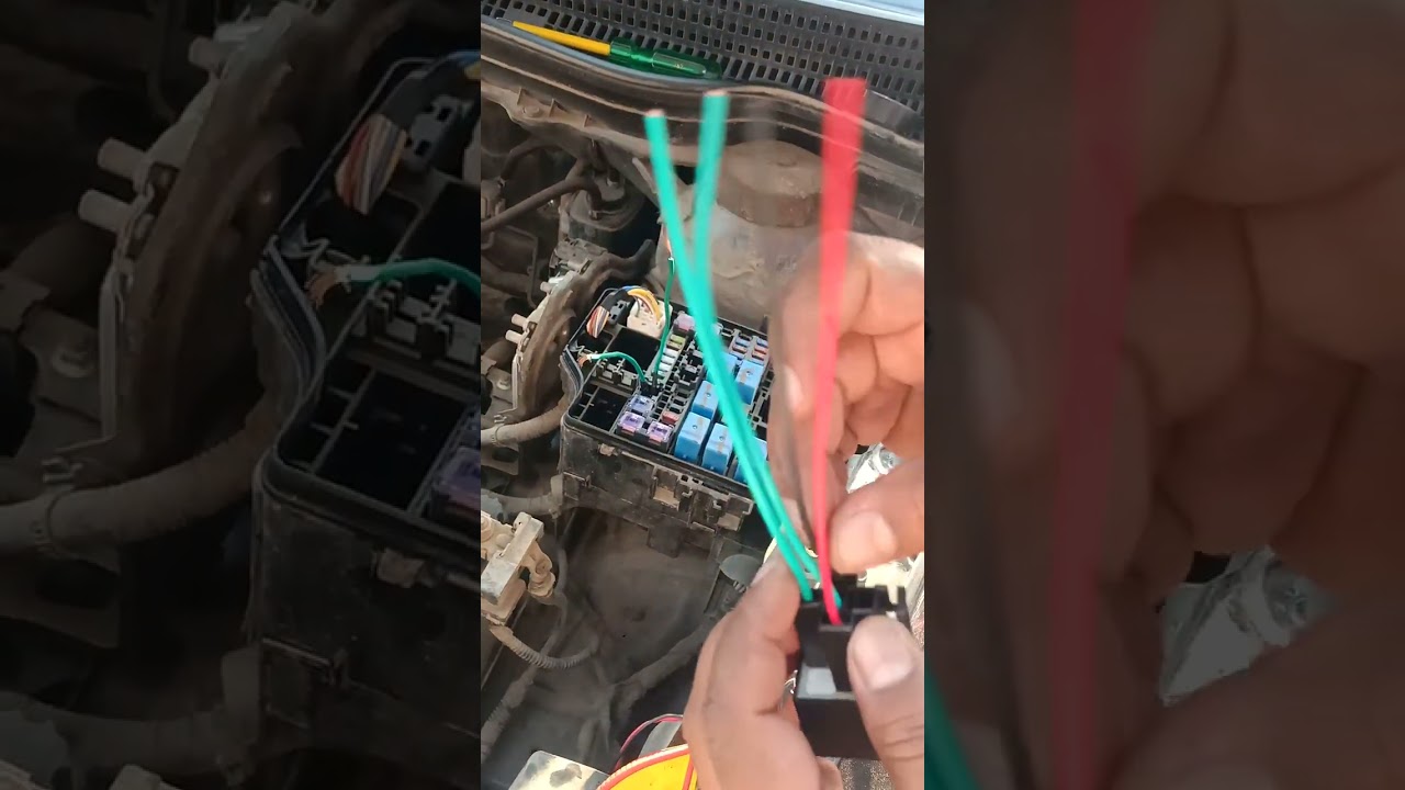 Push Bottom Car Me GPS with Relay installation
