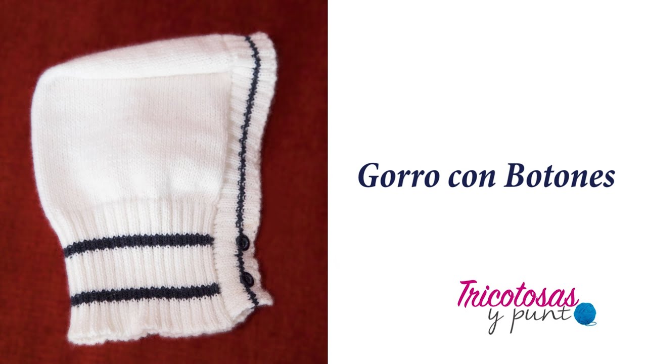 Aprende a tejer un Gorro con cubre cuello para niños