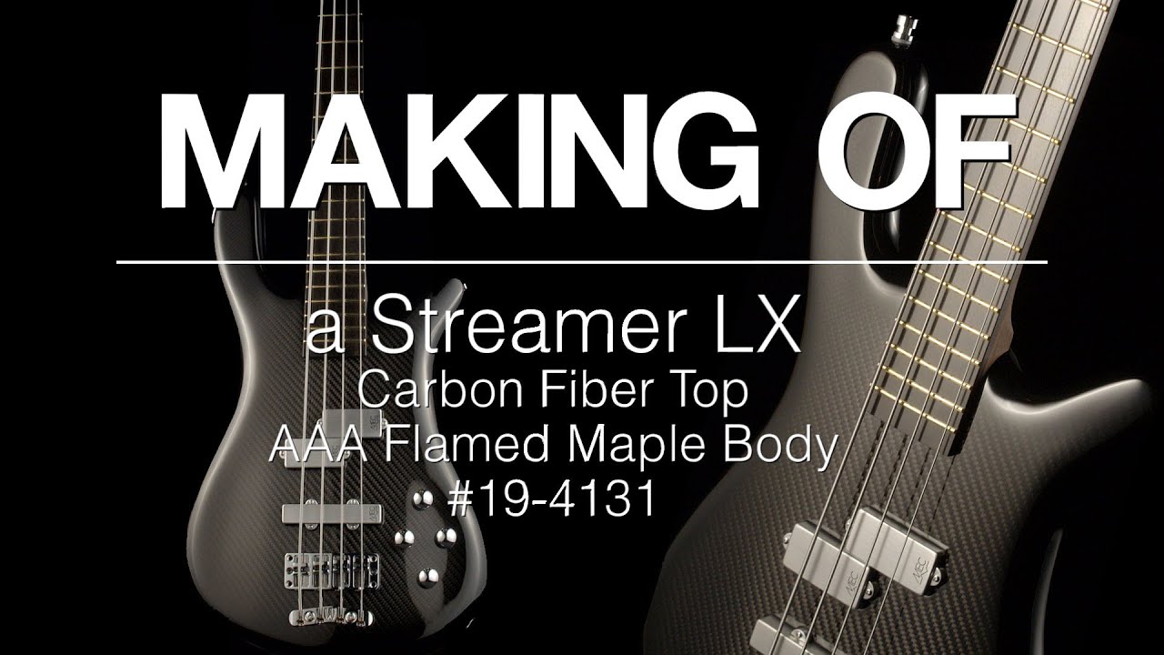 MAKING OF - Custom Carbon Fiber Top Streamer Bass | Warwick Custom Work Shop