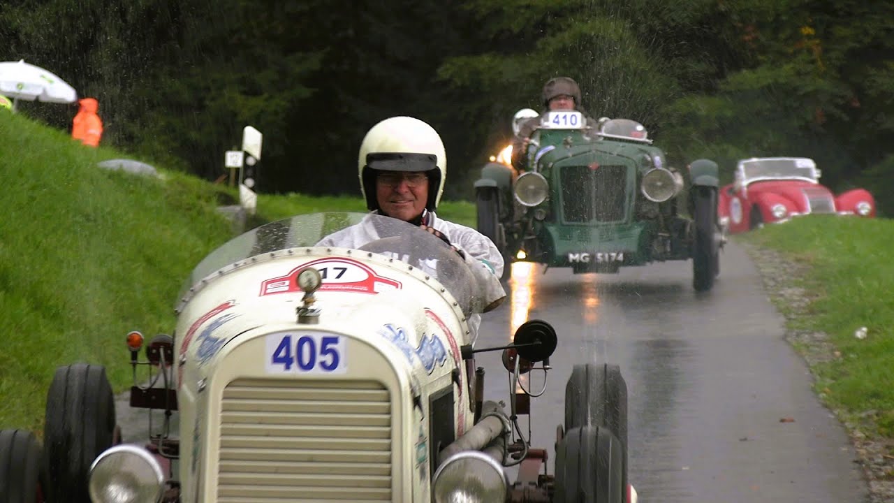 Heavily Rained Classic Car Hill Climb - Michaelskreuzrennen