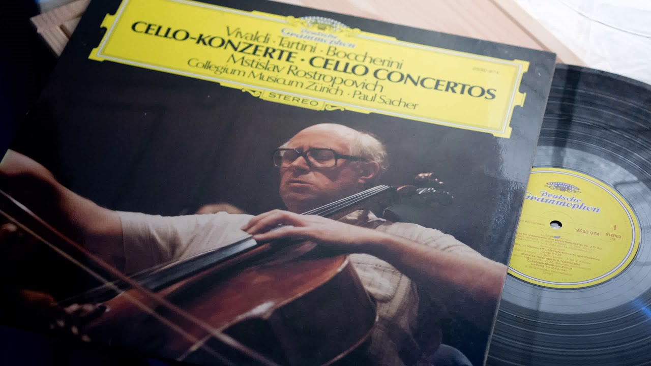 Giuseppe Tartini Concerto For Violoincello And Strings In A Major Mstislav Rostropovich 1978