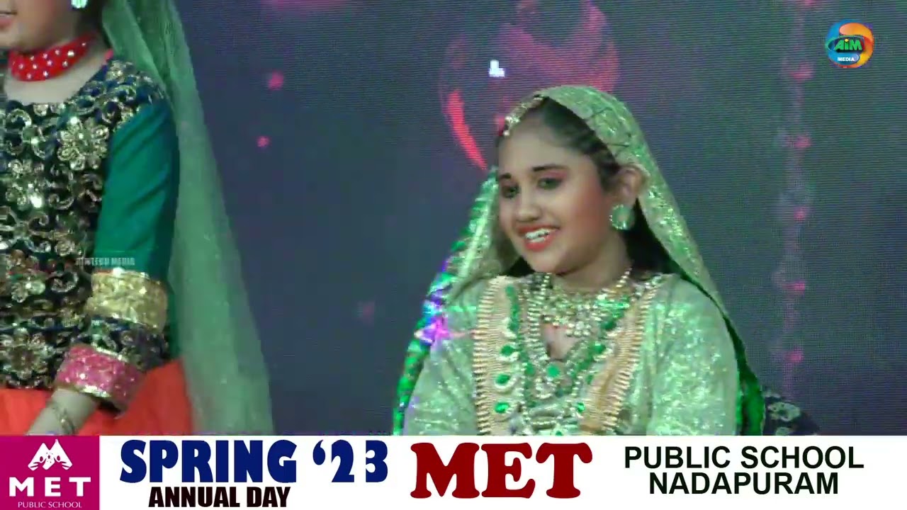 52 OPPANA BY 4B STD GIRLS - MET PUBLIC SCHOOL NADAPURAM - SPRING 2023 - ANNUAL DAY