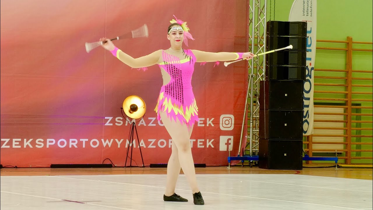 *REBEL MAJORETTE* - 2 BATON SOLO senior- Racibórz 2024 - Mażoretki