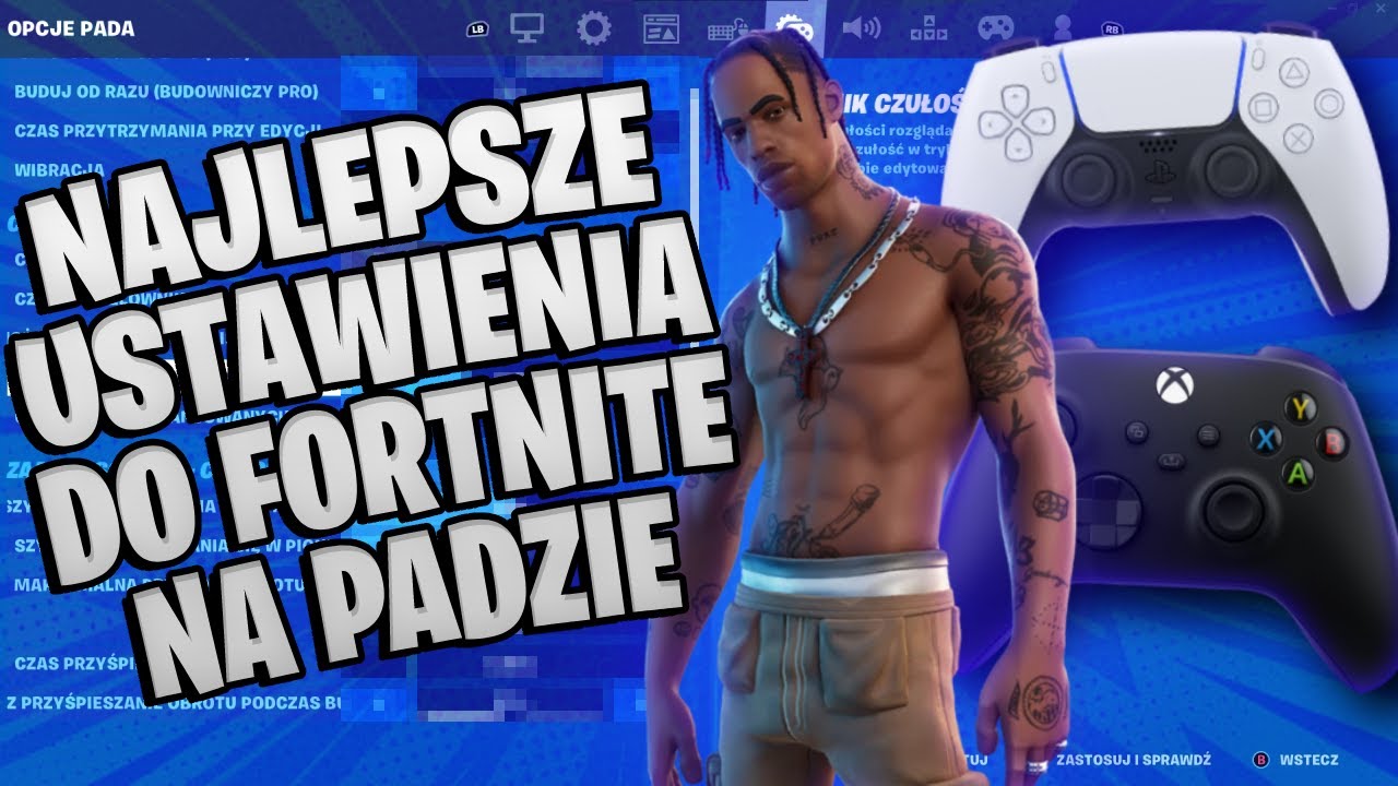 Najlepsze Ustawienia Na Padzie Do Fortnite | PS5 | XBOX | PC