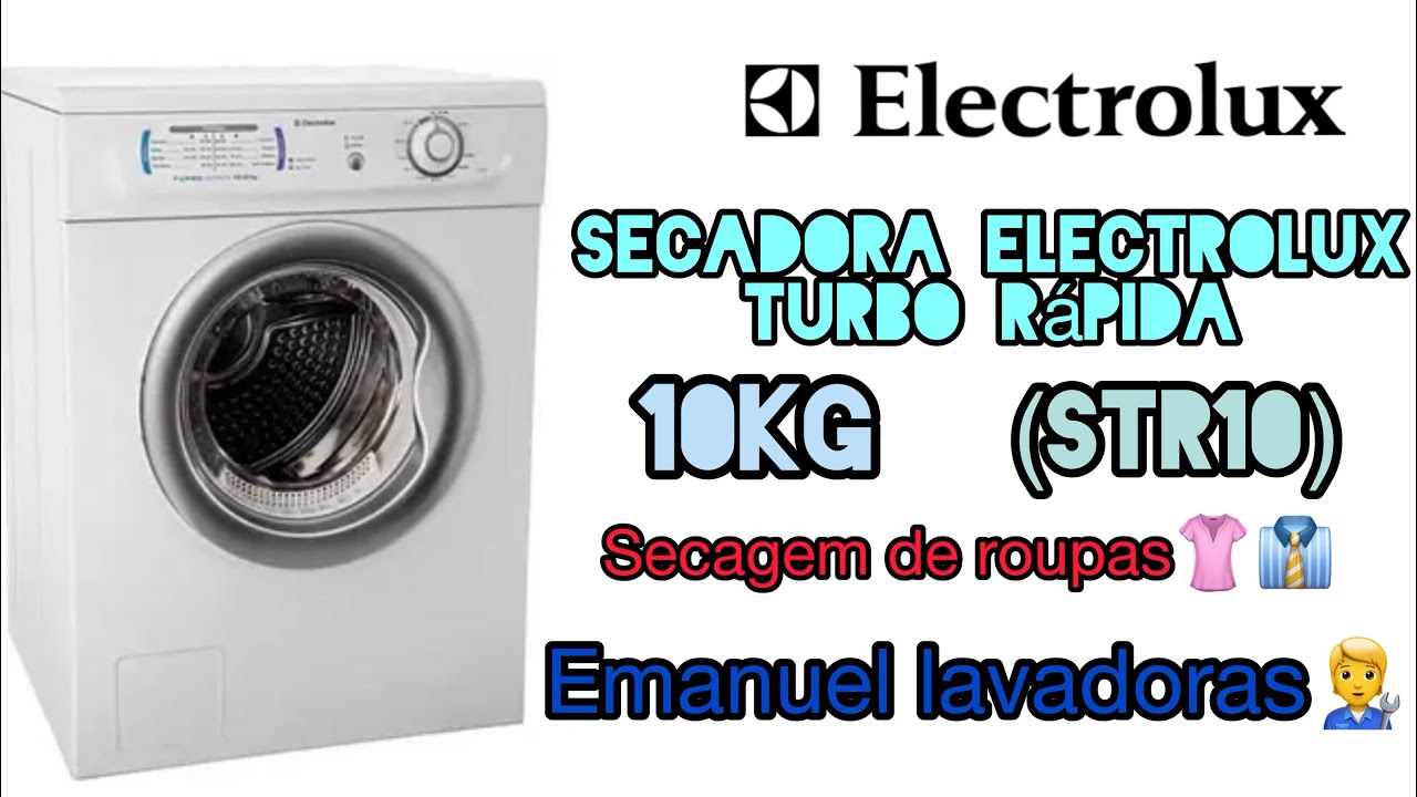 Secadora Electrolux turbo rápida 10kg (STR10)